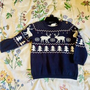 H&M baby boys Christmas sweater 9M